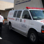 An illustrative photo of a Magen David Adom ambulance. Deposit Photos
